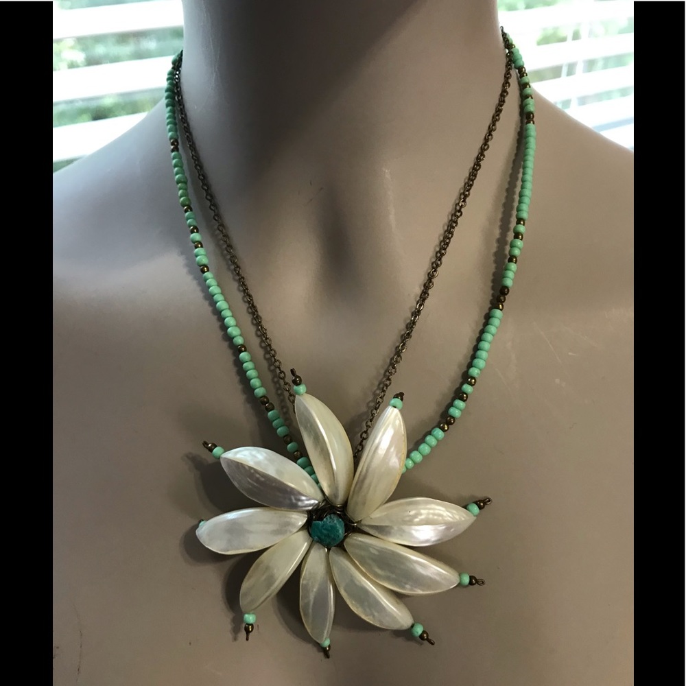 Vintage turquoise choker necklace